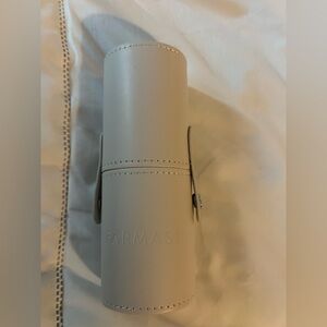 Farmasi Beige Leather Brush Holder